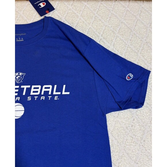 NWT Champion Georgia State Panthers Basketball NCAA Blue Shirt Size Large - Picture 5 of 13